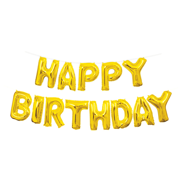 Happy Birthday Air Fill Foil Balloons - Babo.lk